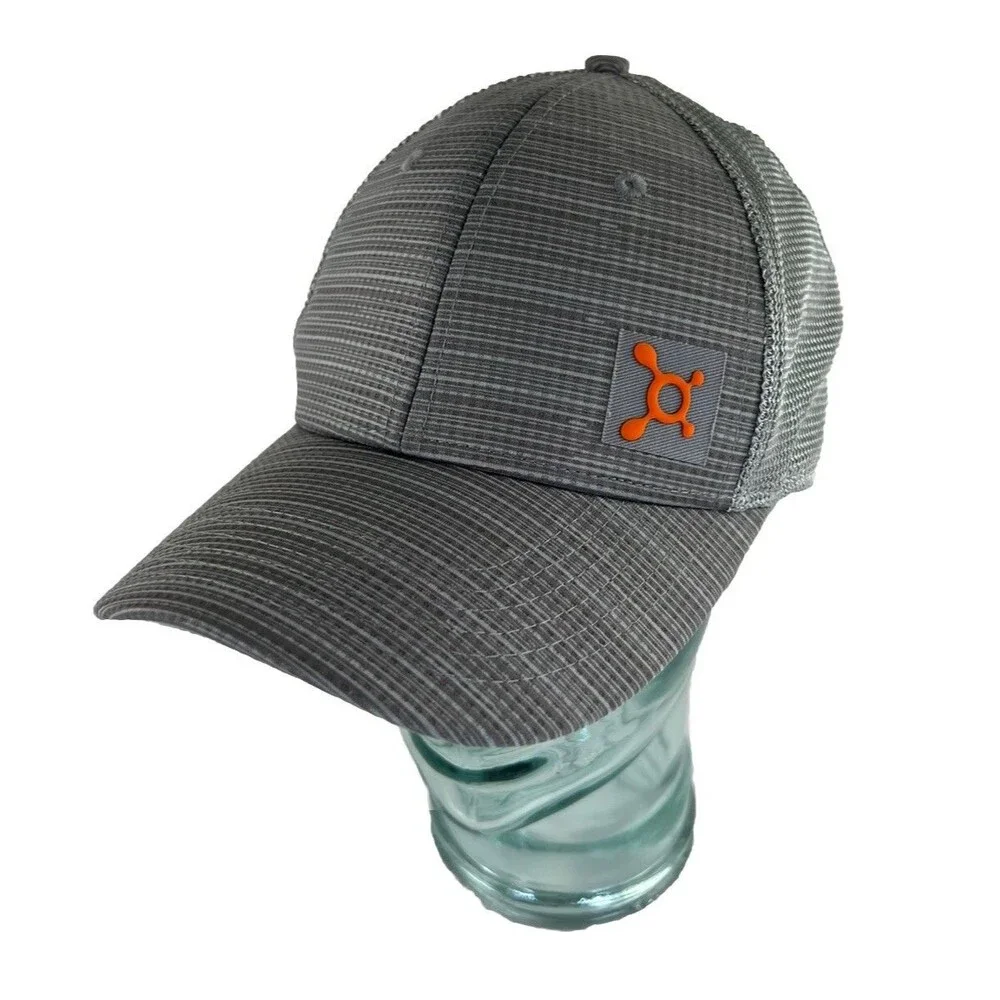 Orange Theory Fitness Adjustable Strapback Baseball Hat Athletic Ball Cap Grey