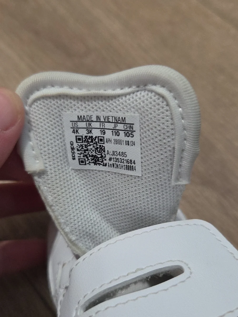 adidas kids white