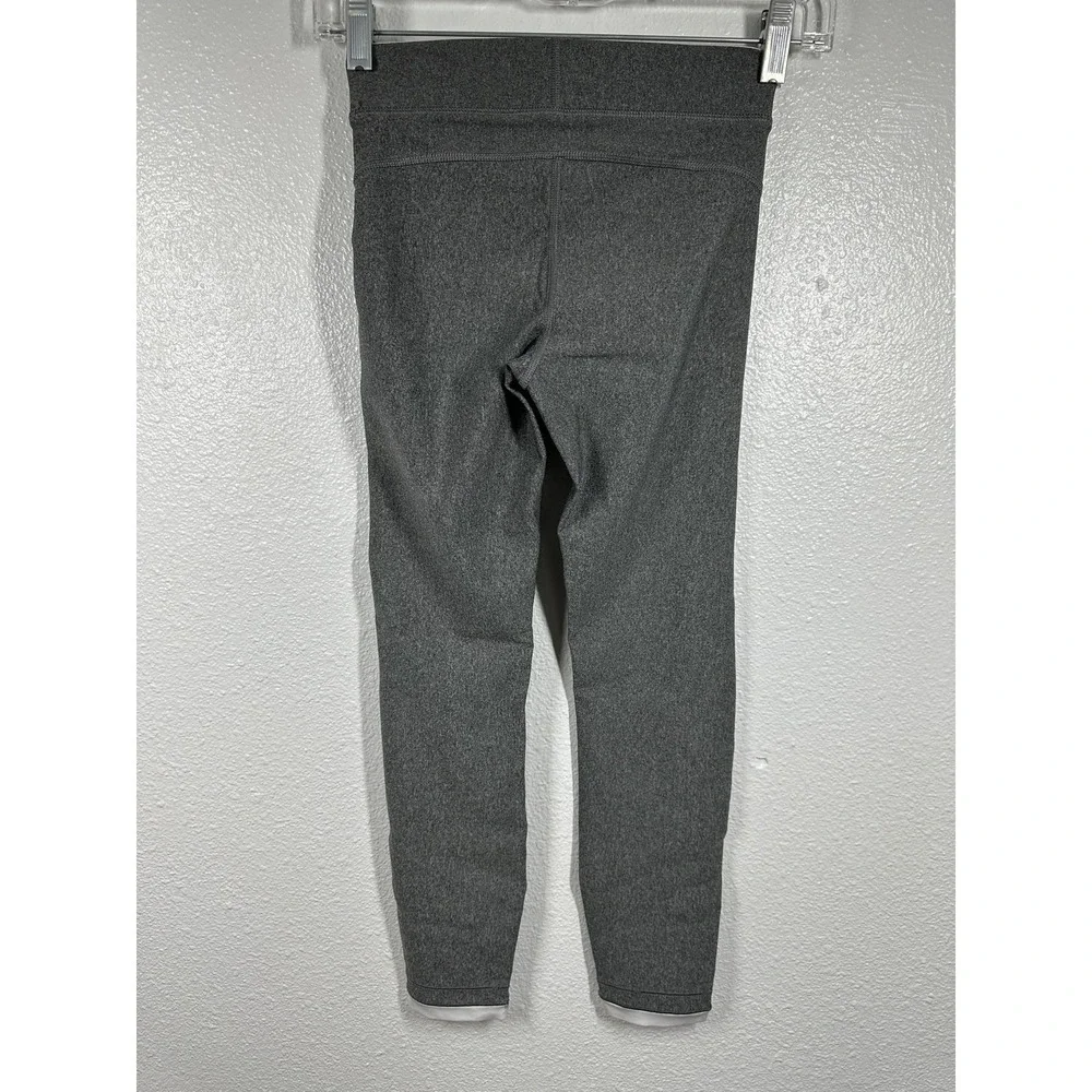 Under Armour Leggings Womens XS Gray HeatGear Compression Athletic Pants Workout