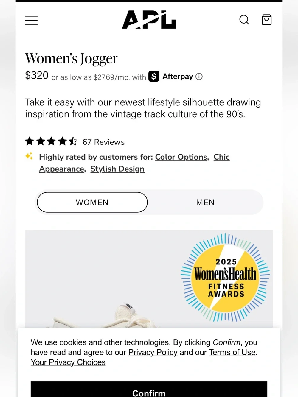 APL women jogger