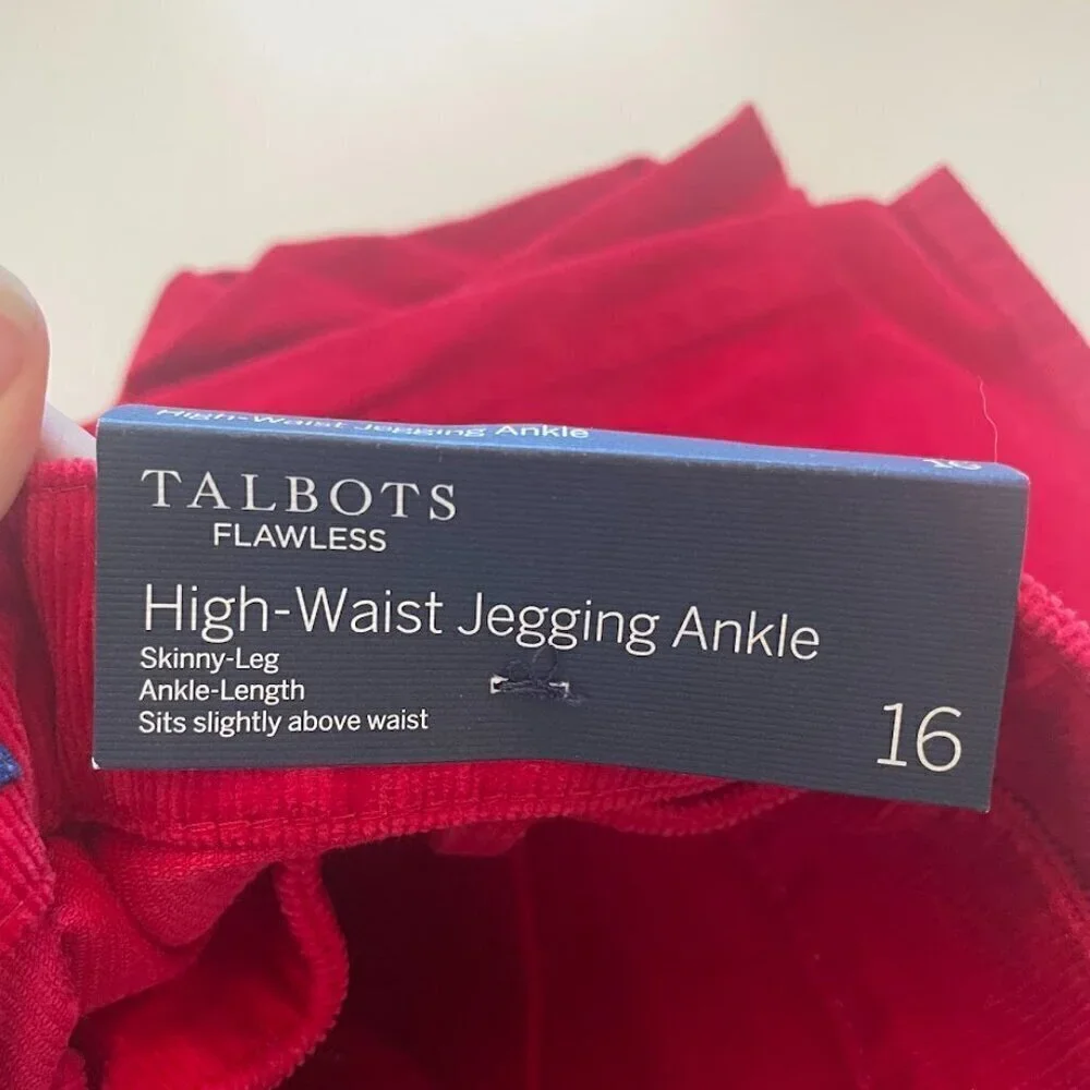 Talbots waist pant size