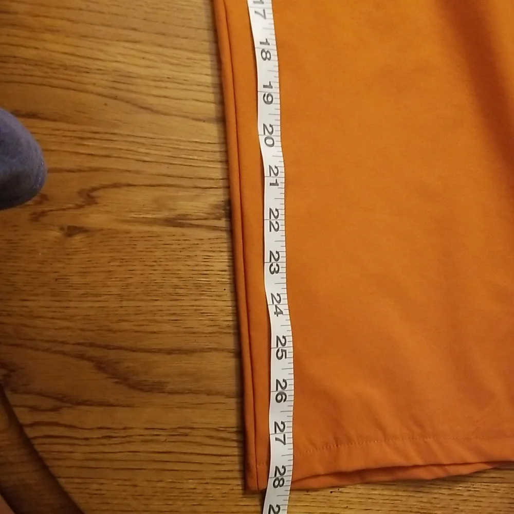 Pumpkin color fall wide leg pants by Lovepoem size large