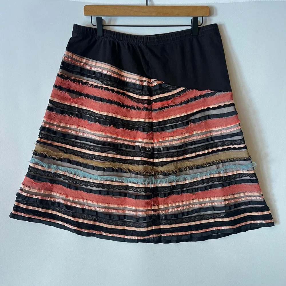 Vintage boho striped