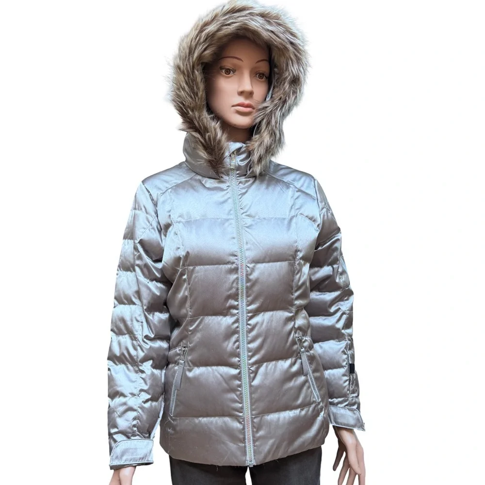 Spyder silver puffer