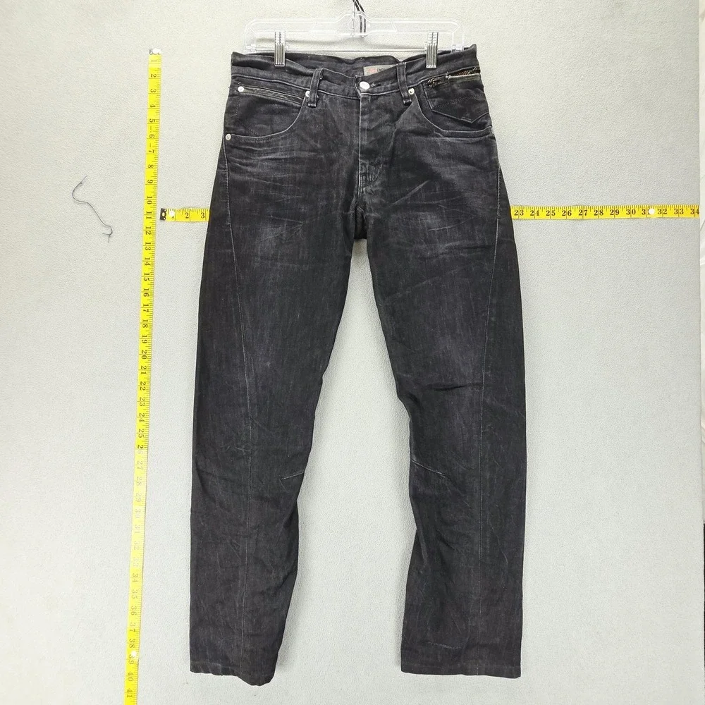 Vintage Levis Engineered Jeans Womens Black Twisted Zip Fly Fits 30x28