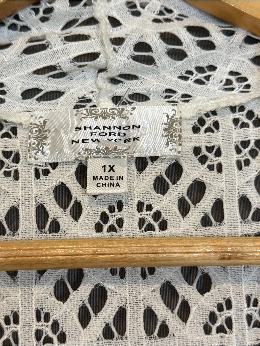 Shannon Ford New York openwork lace