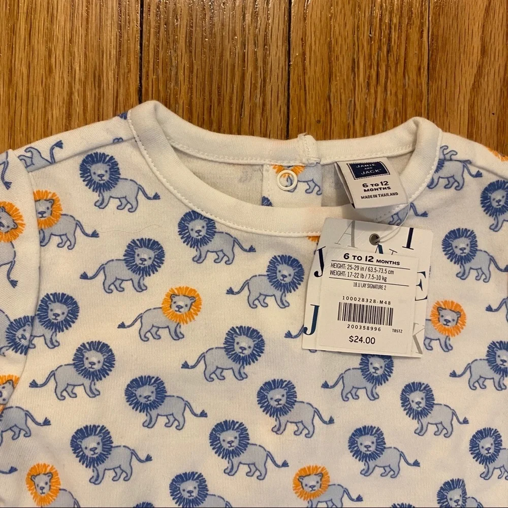 Janie and Jack lion onesie