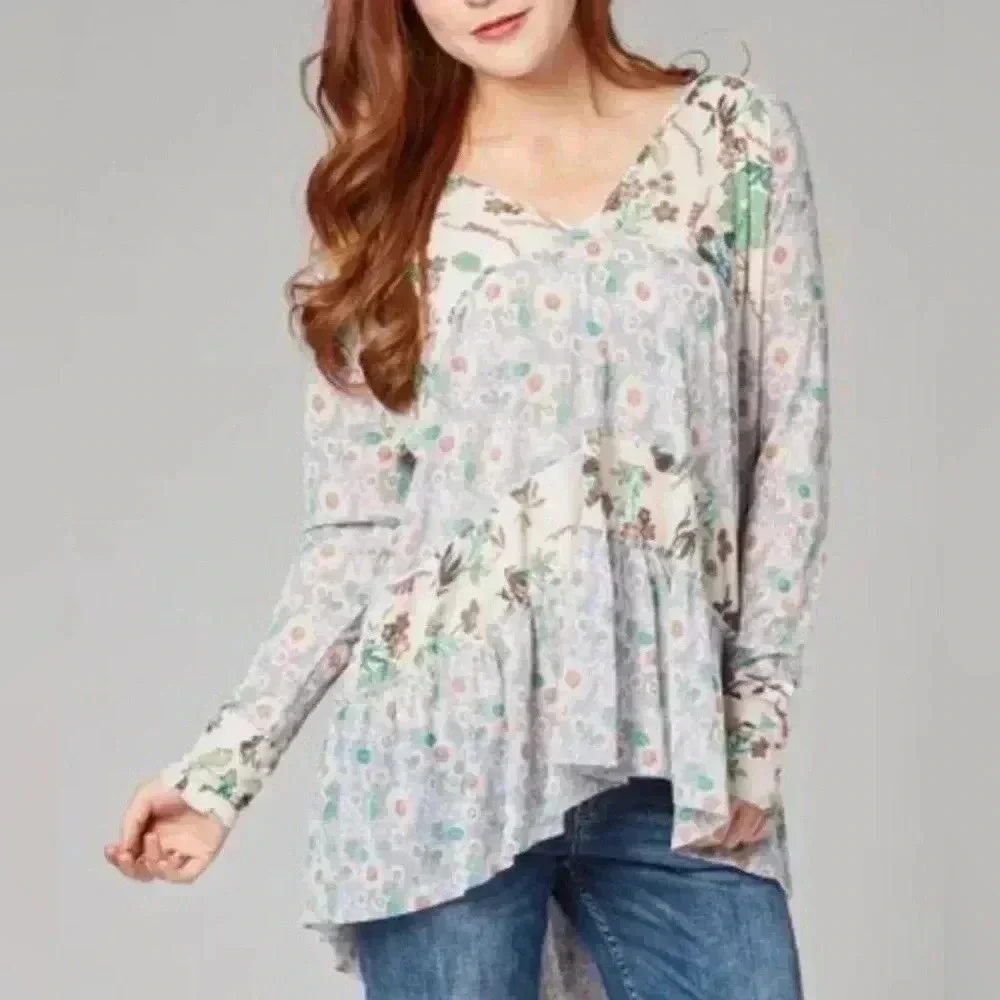Free People Isabelle Tunic in Neutral