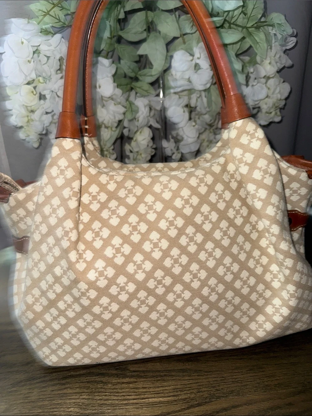 kate spade structured canvas