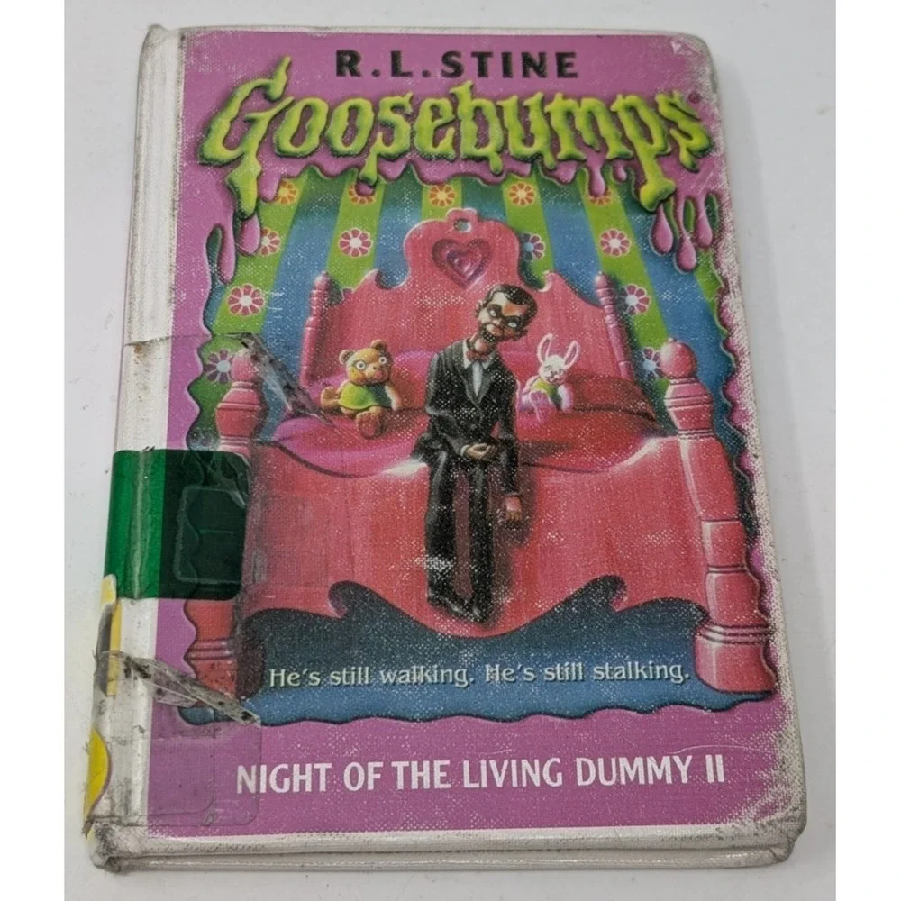 Goosebumps Night of the Living Dummy II 2 Hardcover Library Bound to Stay Books