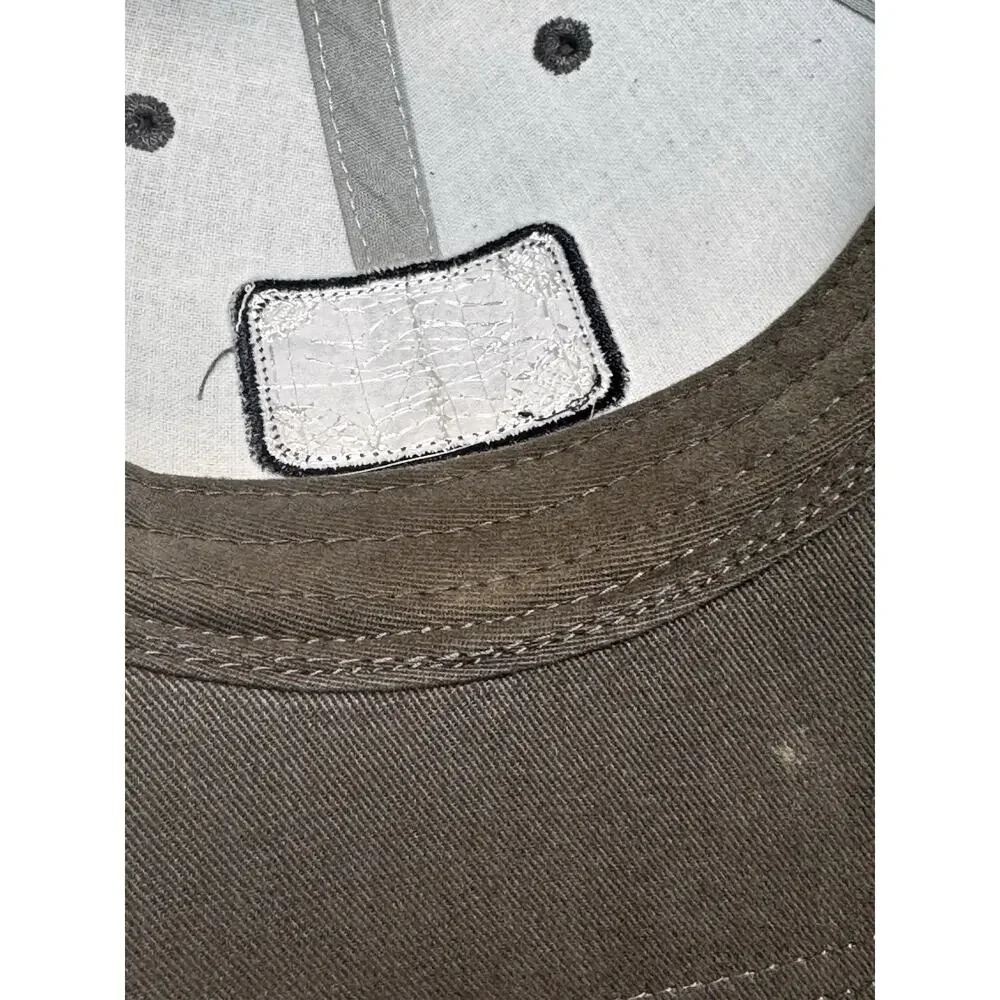Fish Hippie Mesh Baseball Hat Blue Logo Beach Bum