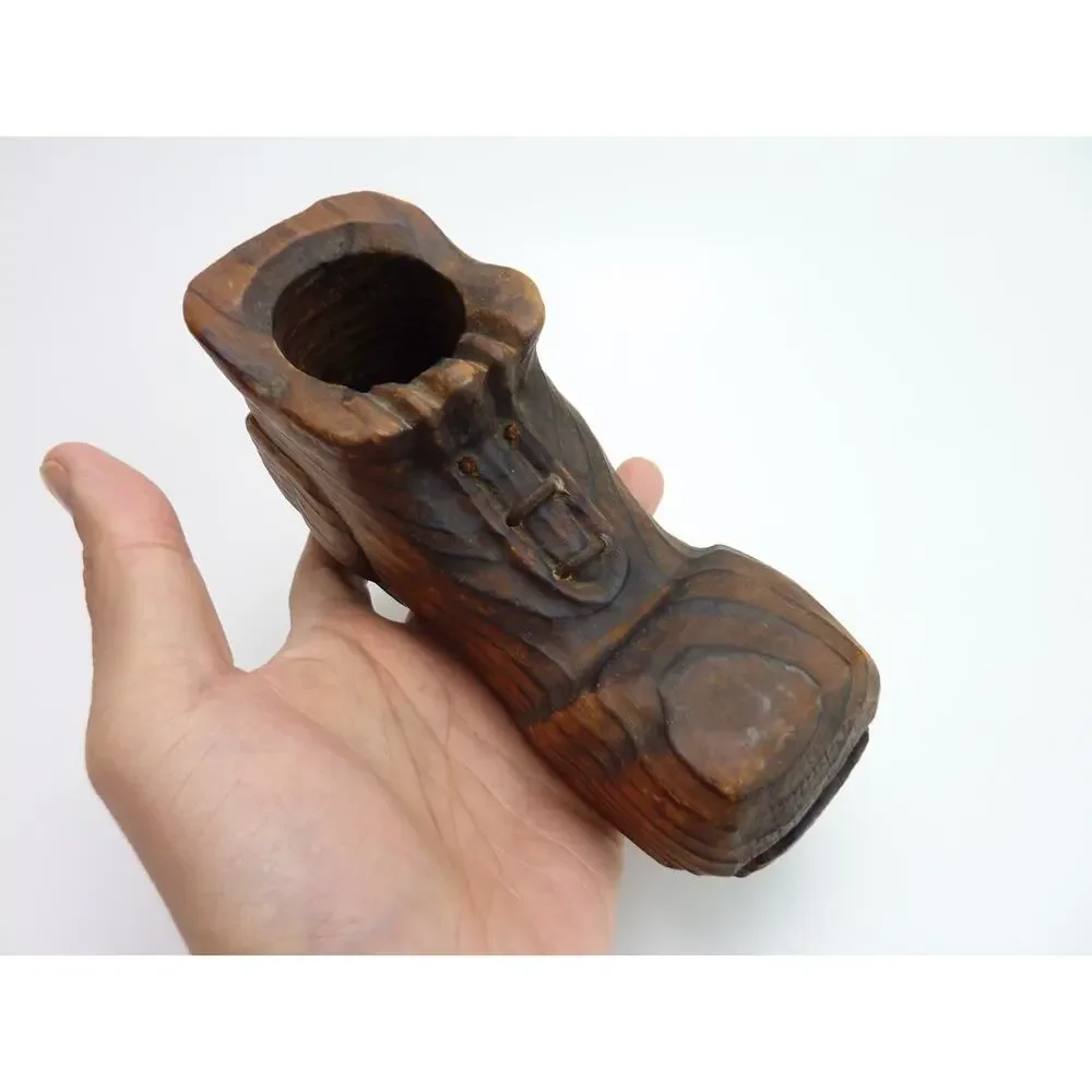 Vintage handcrafted wood