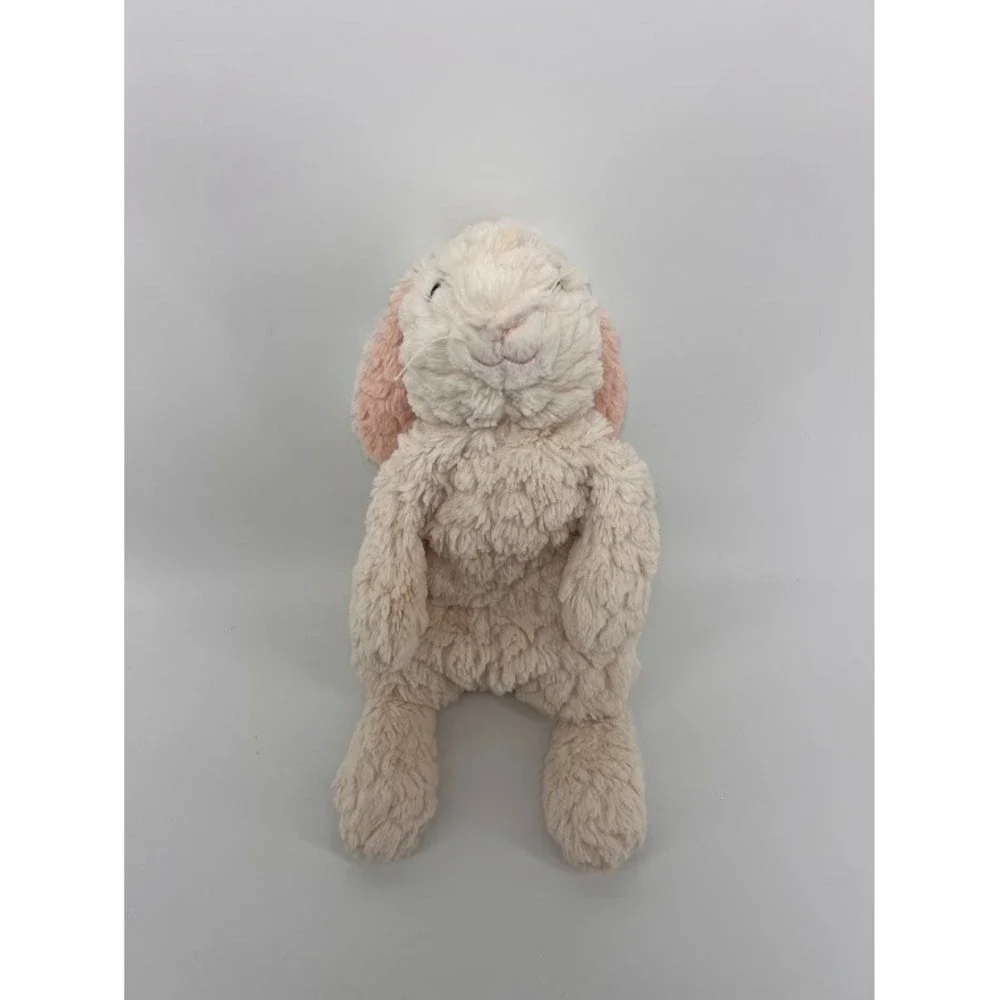 Mary Meyer White and Pink Pebble Bunny Rabbit Plush Stuffed Animal‎ Toy