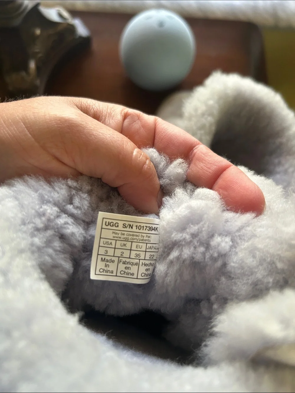 UGG soft shearling