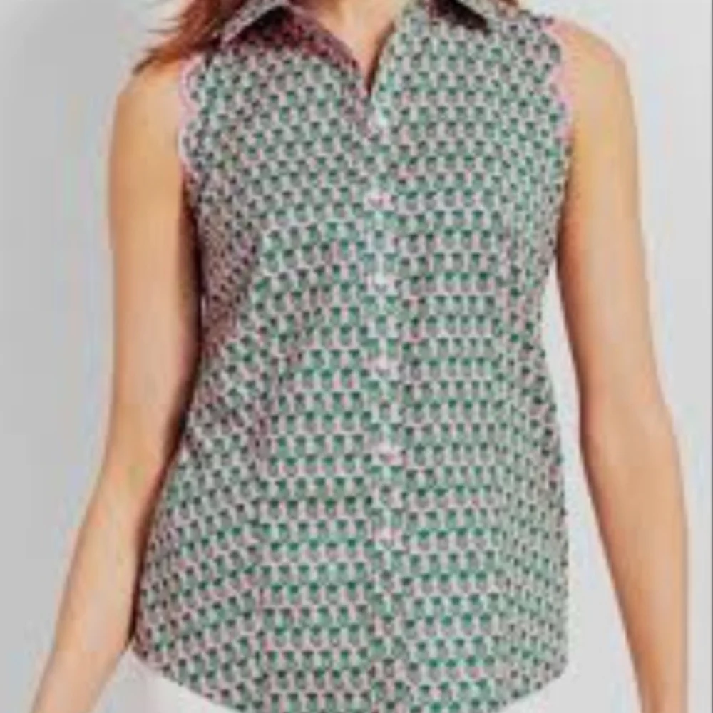 Talbots sleeveless top