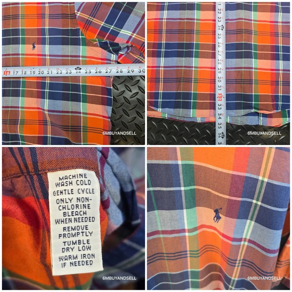 Polo Ralph Lauren measurements approx