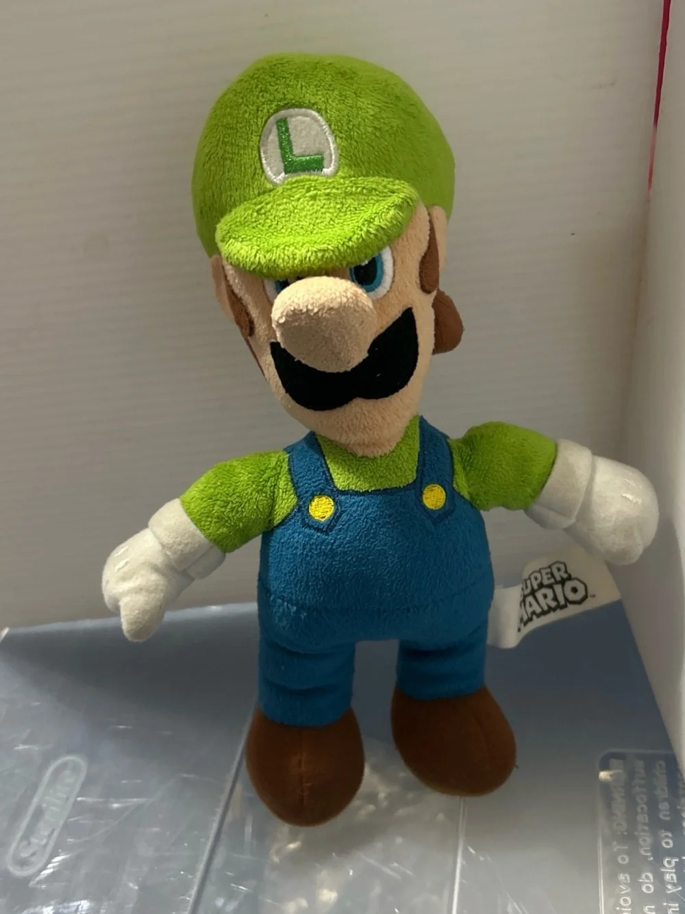 Nintendo Luigi Plush - Green, Blue, Brown, White