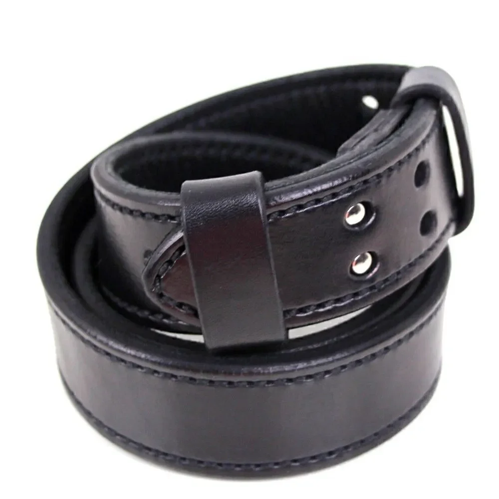 AWL WORKS G356 SADDLE BLACK GENUINE LEATHER 1.5