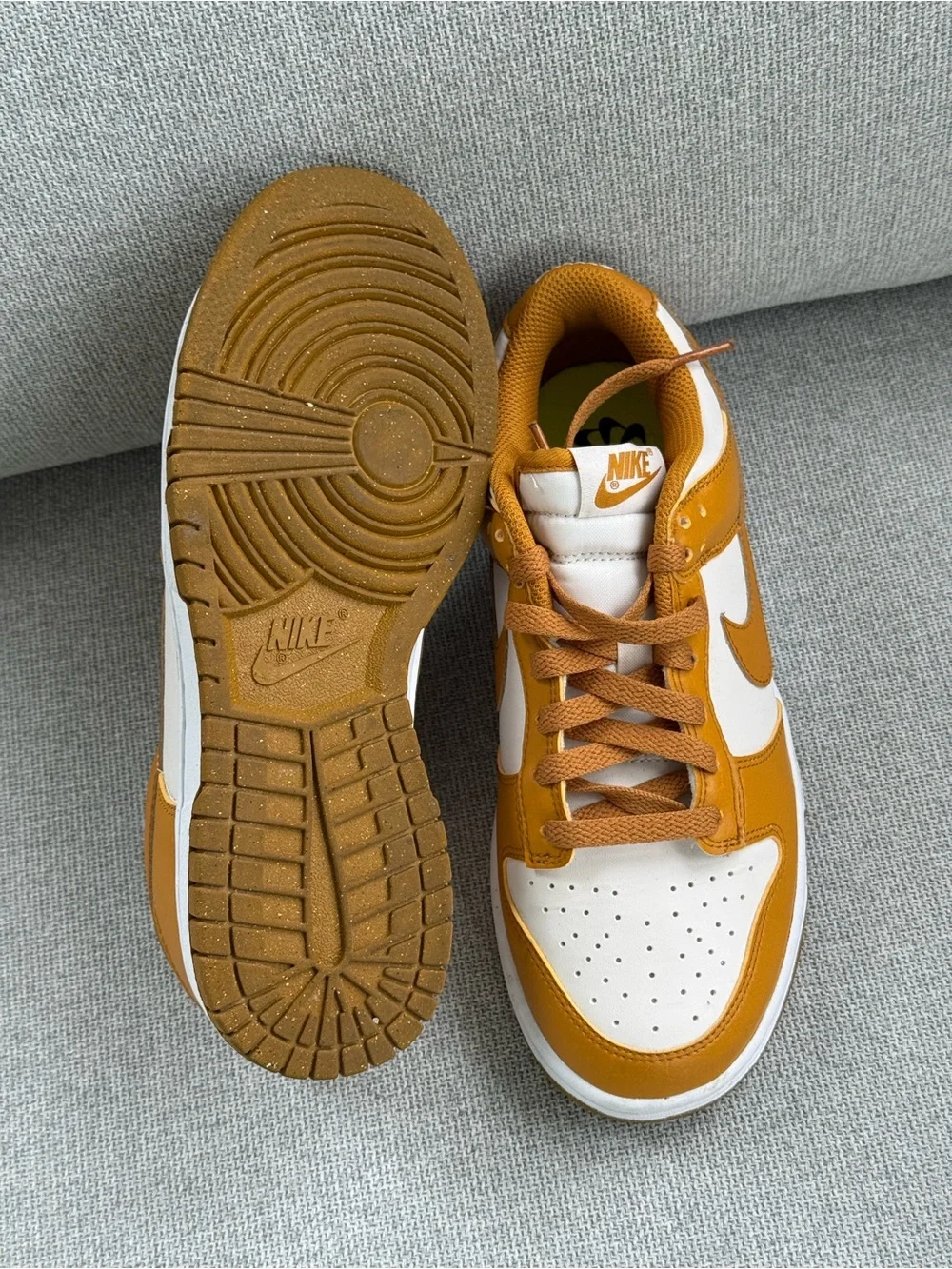 Nike sneakers toe signature