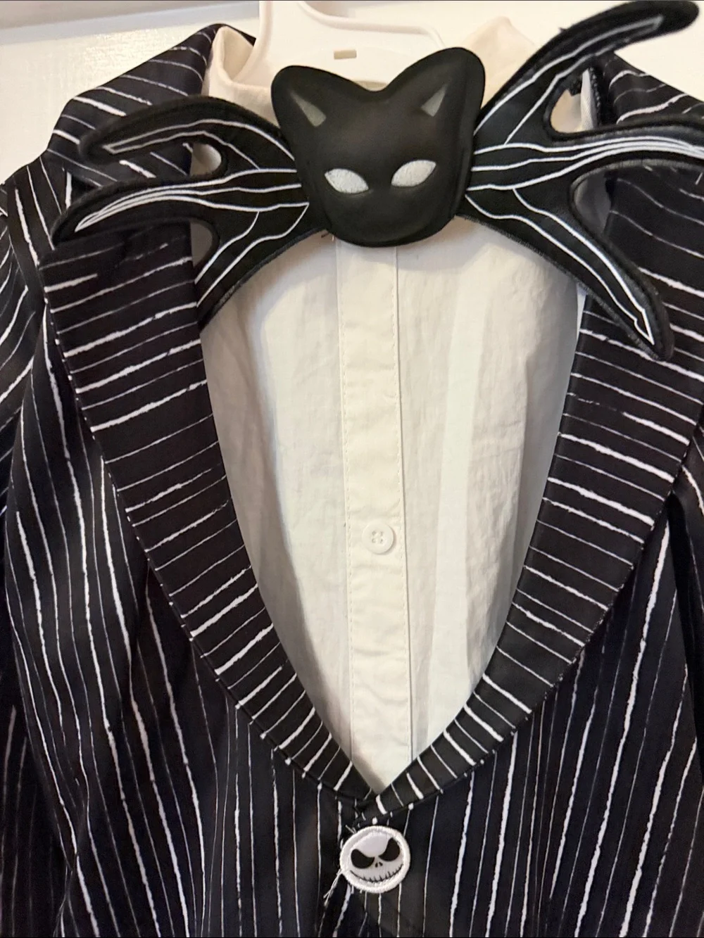 Nightmare Before Christmas black pinstripe