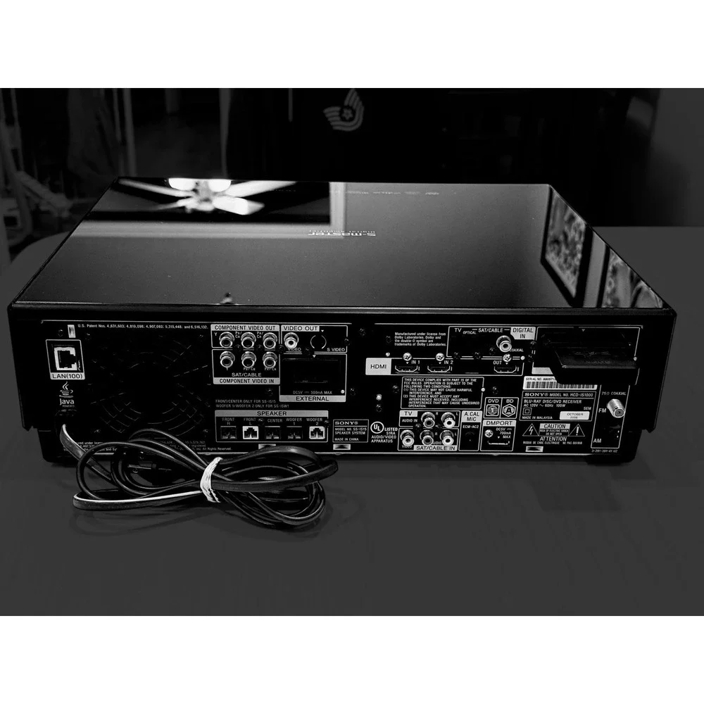 Sony S-Master Digital Amplifier HCD-IS1000 BDV-IS1000 Blu-ray Player - No remote