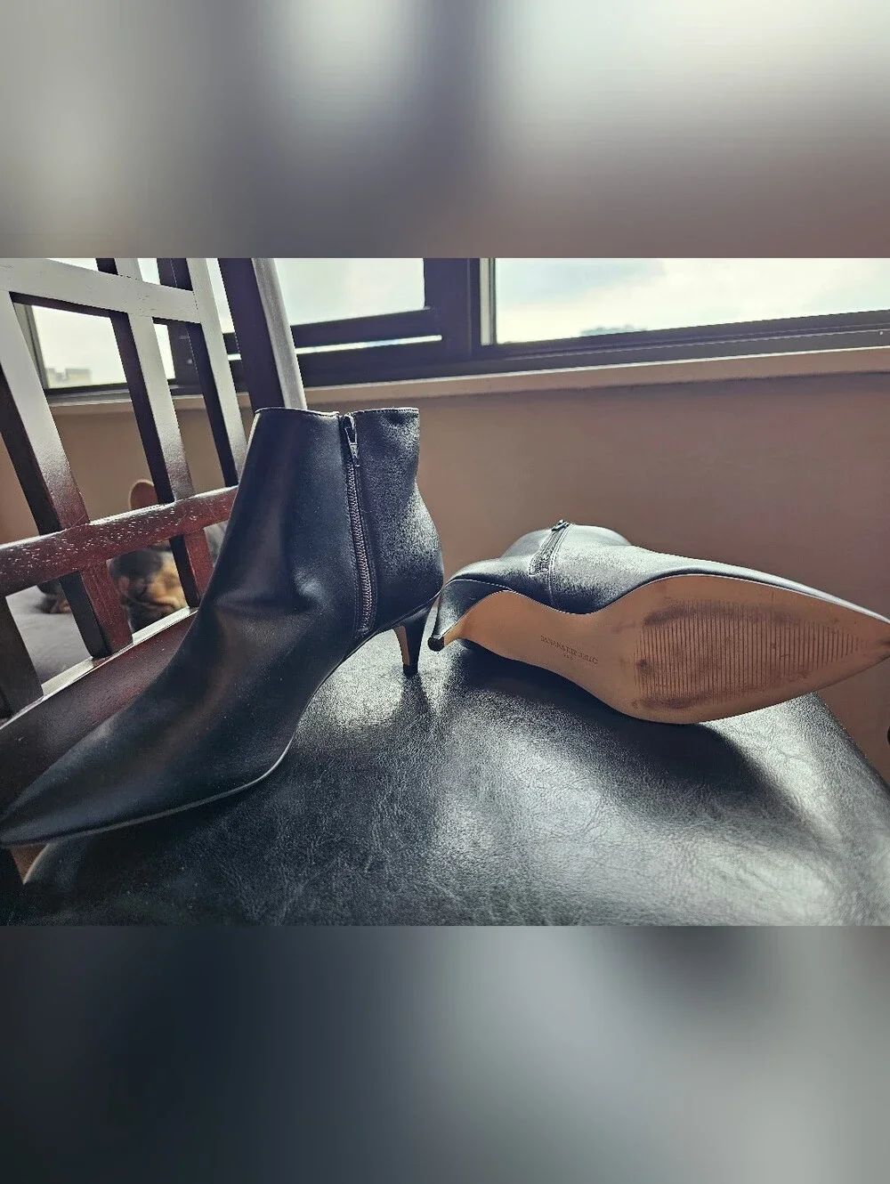 Kitten Heel Bootie - Black - Banana Republic