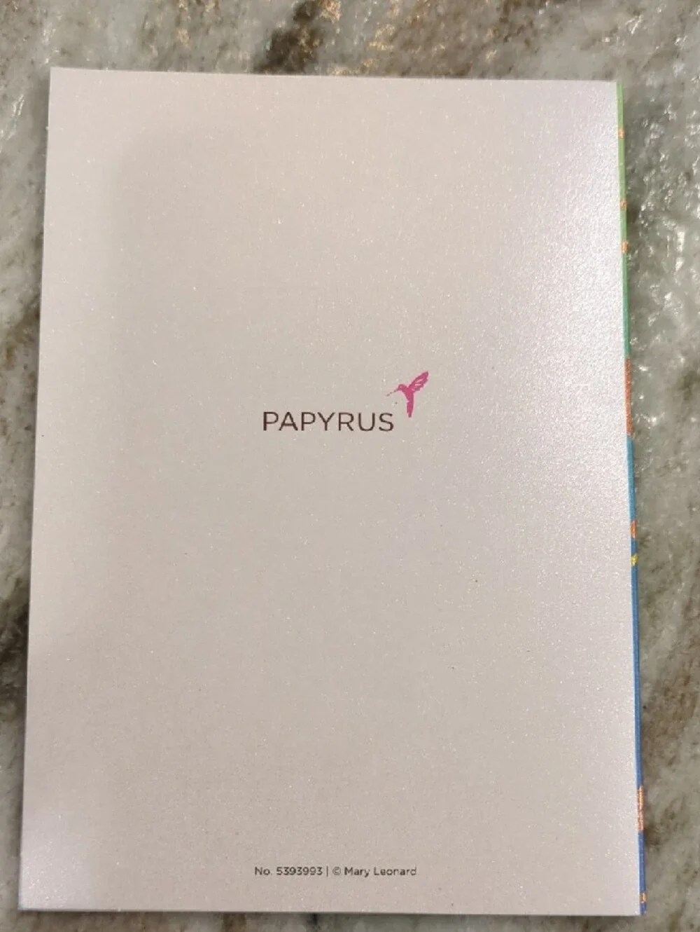Papyrus foil iridescent