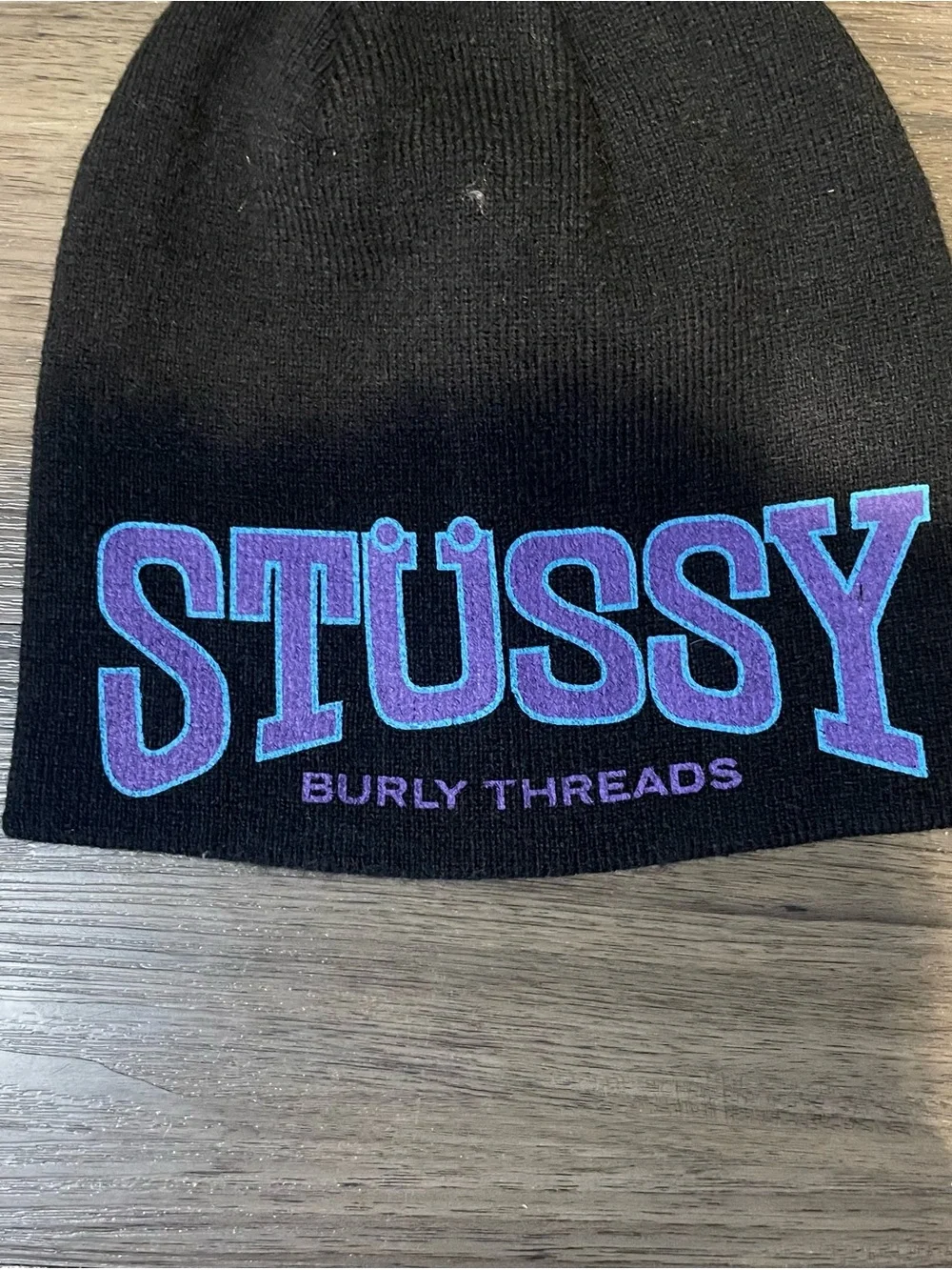 Stussy black knit