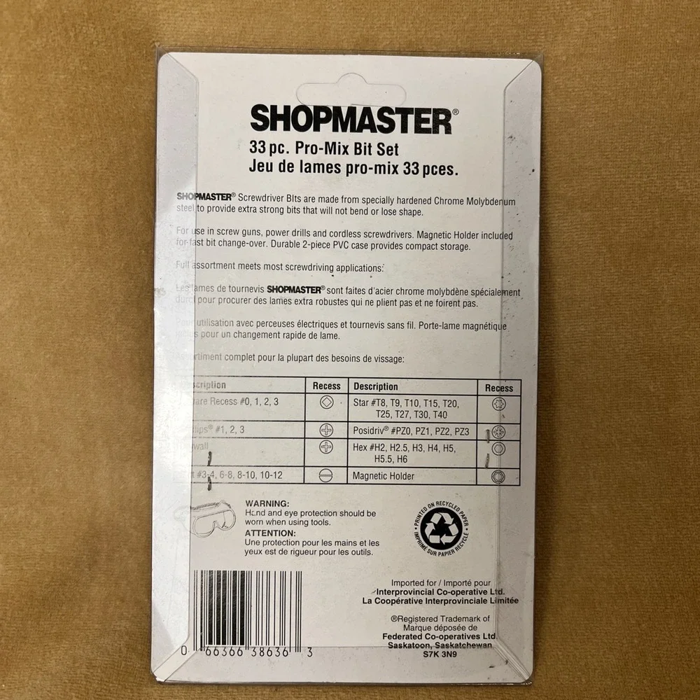 Shopmaster 33pc pro