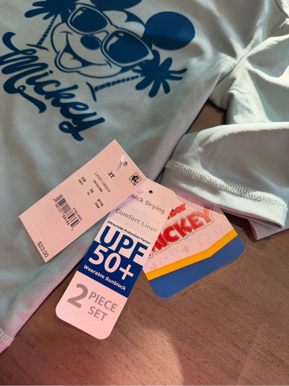Mickey 2T UPF 50+ Rash Guard Top
