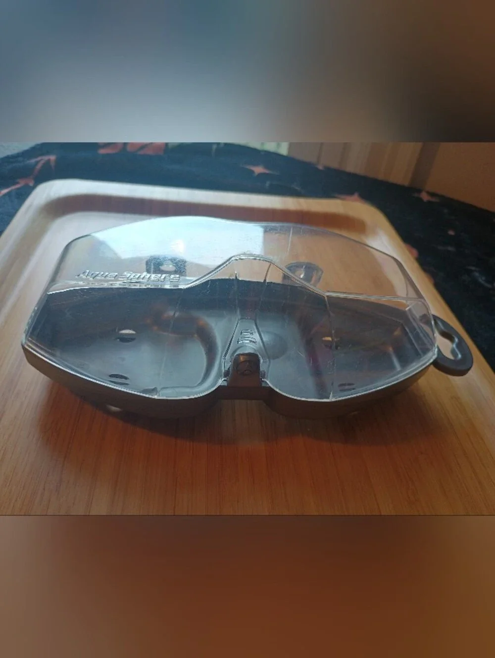 Aqua Sphere Jr. Clear Swim Goggles with Pink Accent