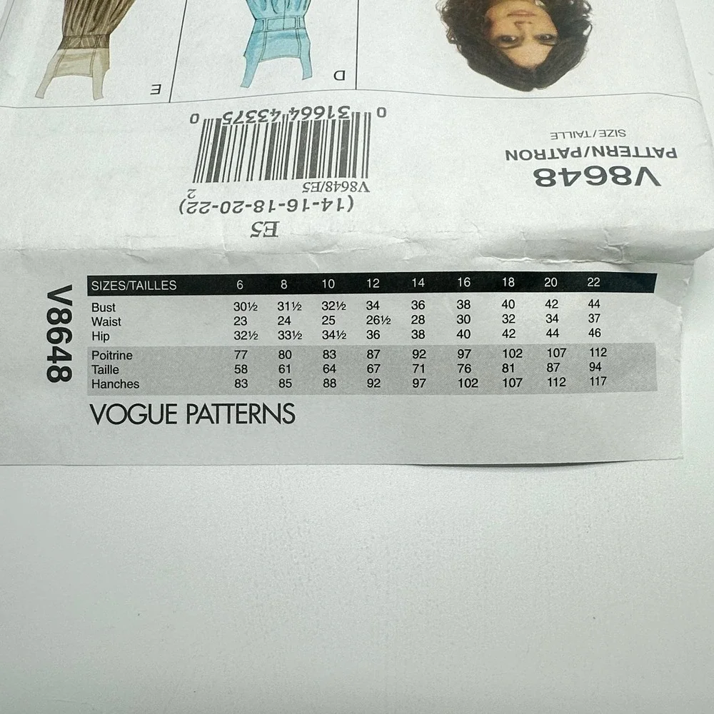 Simplicity 0273 length v8648