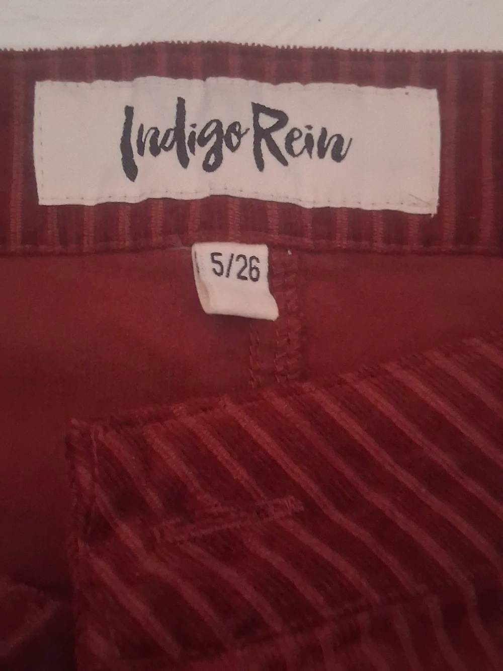 Indigo Rein corduroy leggings