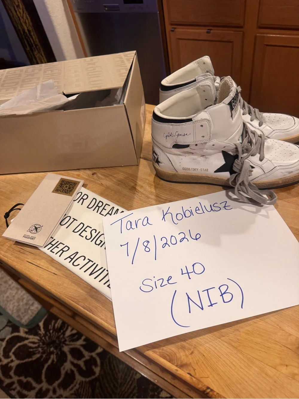 Golden Goose authentic golden