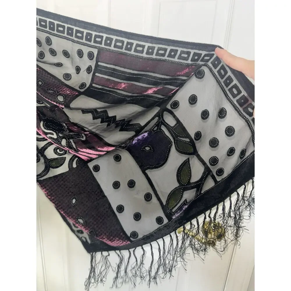 Vintage vtg silk