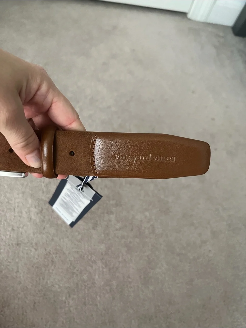 Vineyard Vines smooth tan