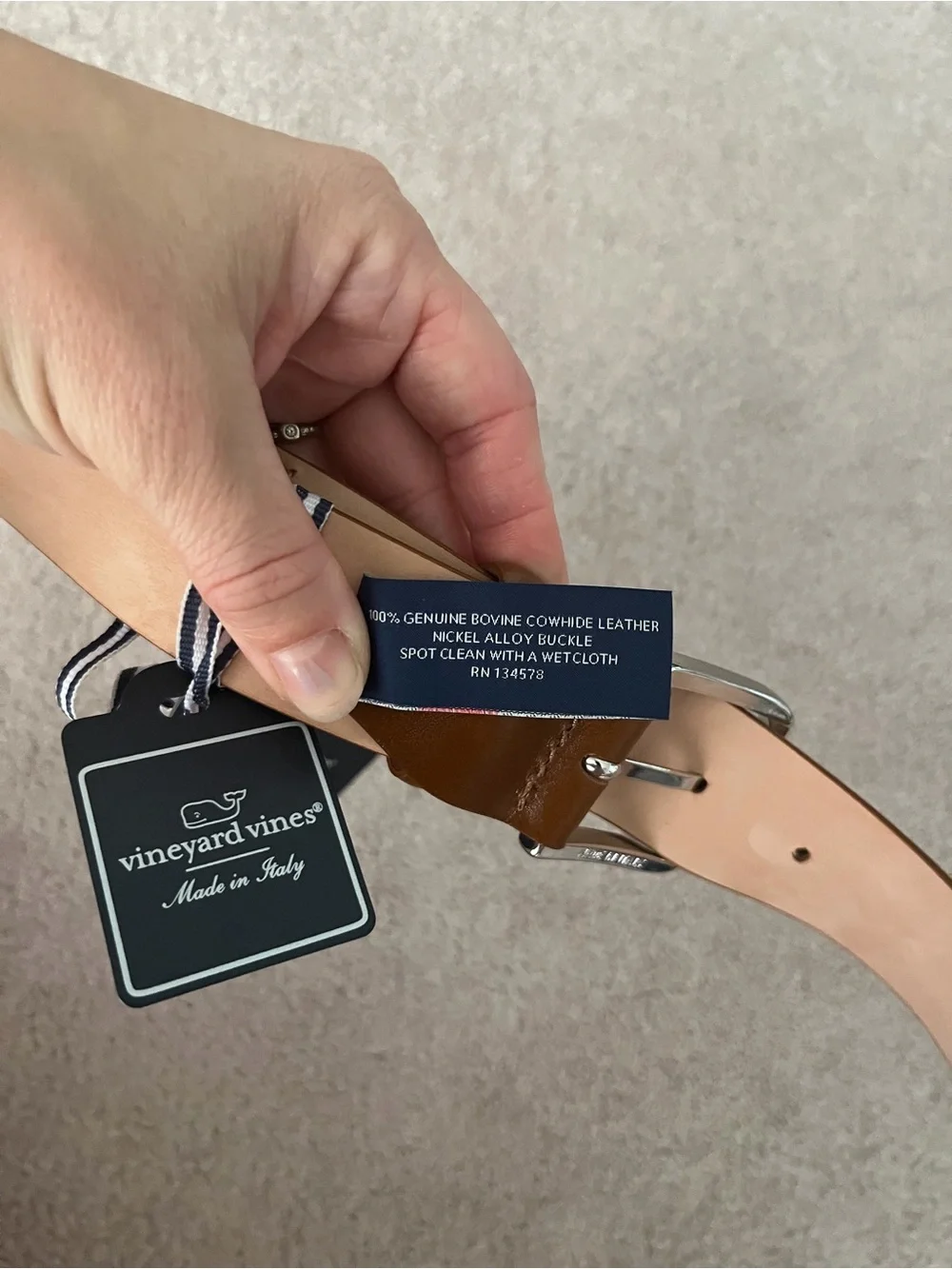 Vineyard Vines smooth tan