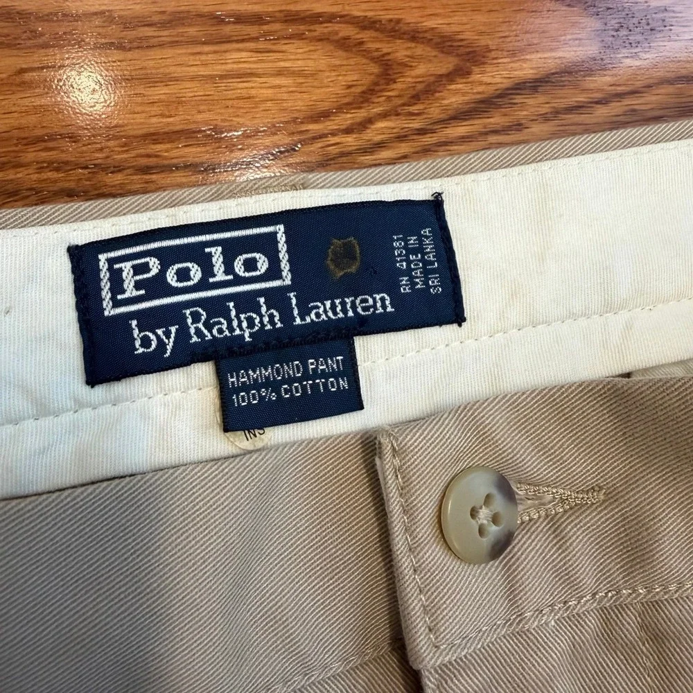 Polo Ralph Lauren tag says