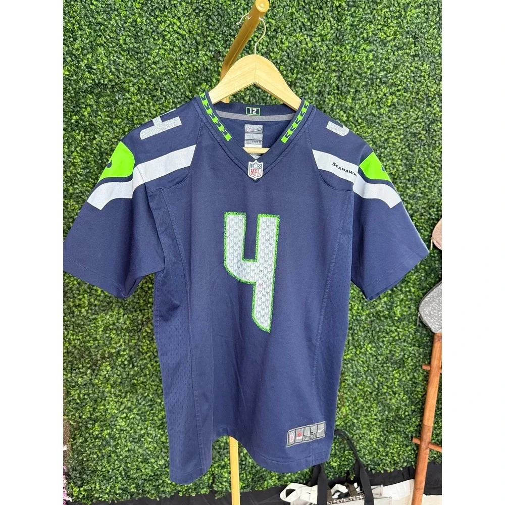 Nike, Seattle Seahawks Football Jersey, Youth Large 14/16, Good, $75