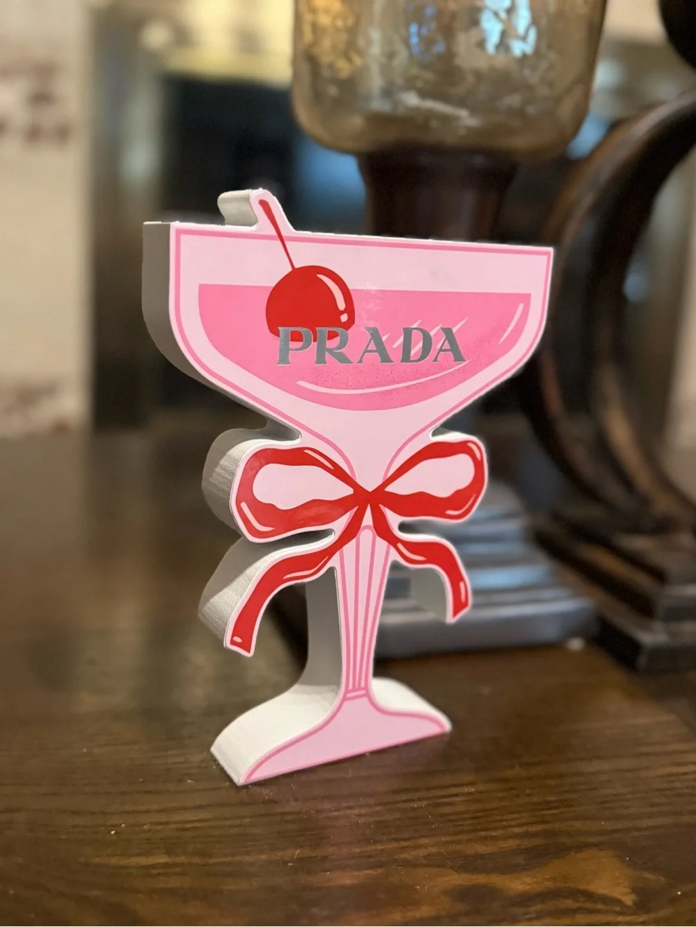 Prada martini glass parties