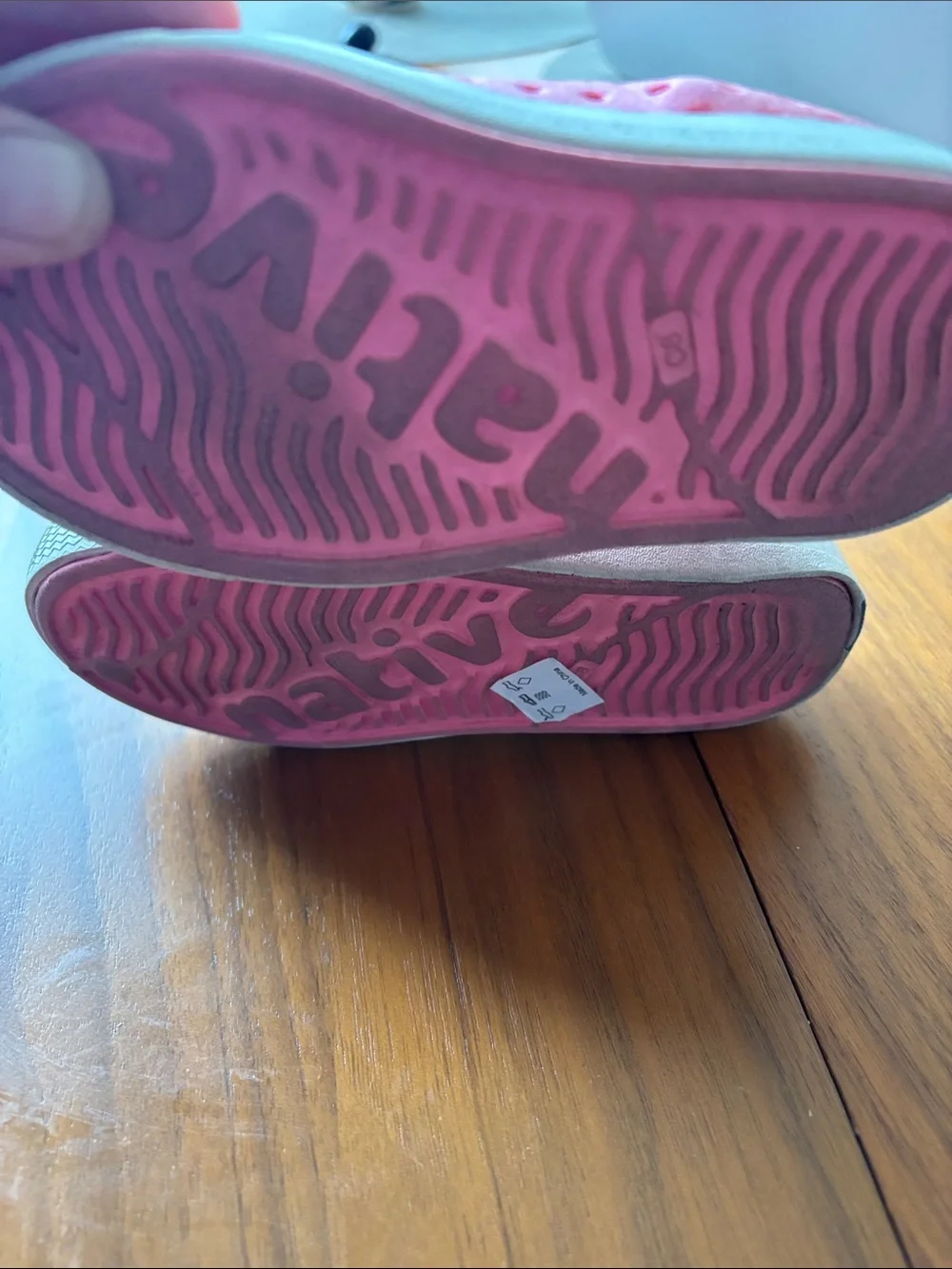 Native Shoes comfortable coral
