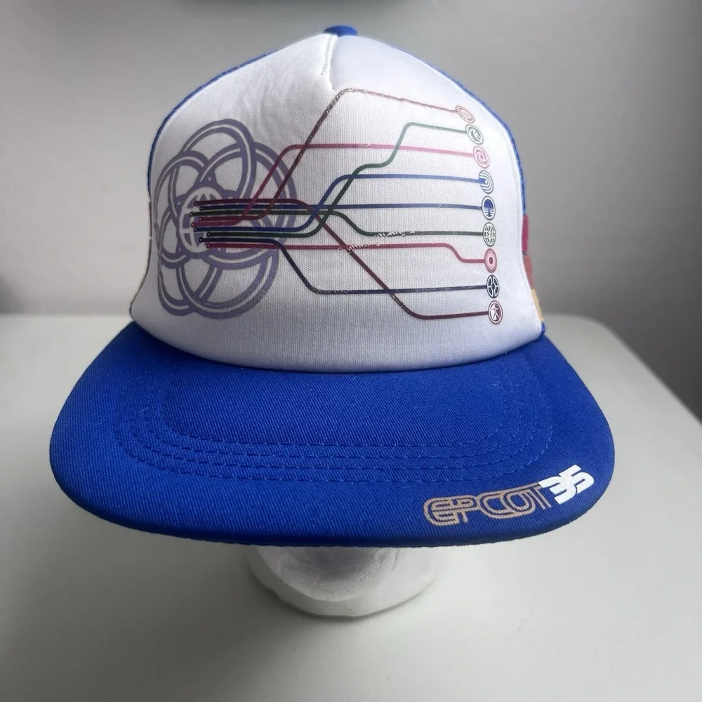 Epcot 35 Walt Disney World Retro Hat 35th Anniversary 2017 Disney Parks Snapback