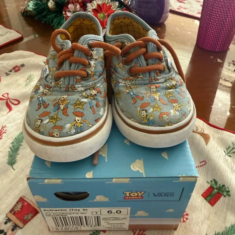 Vans Kids Sneakers Toy Story Jessie Blue and Brown