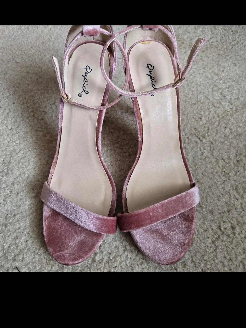 Qupid pink velvet