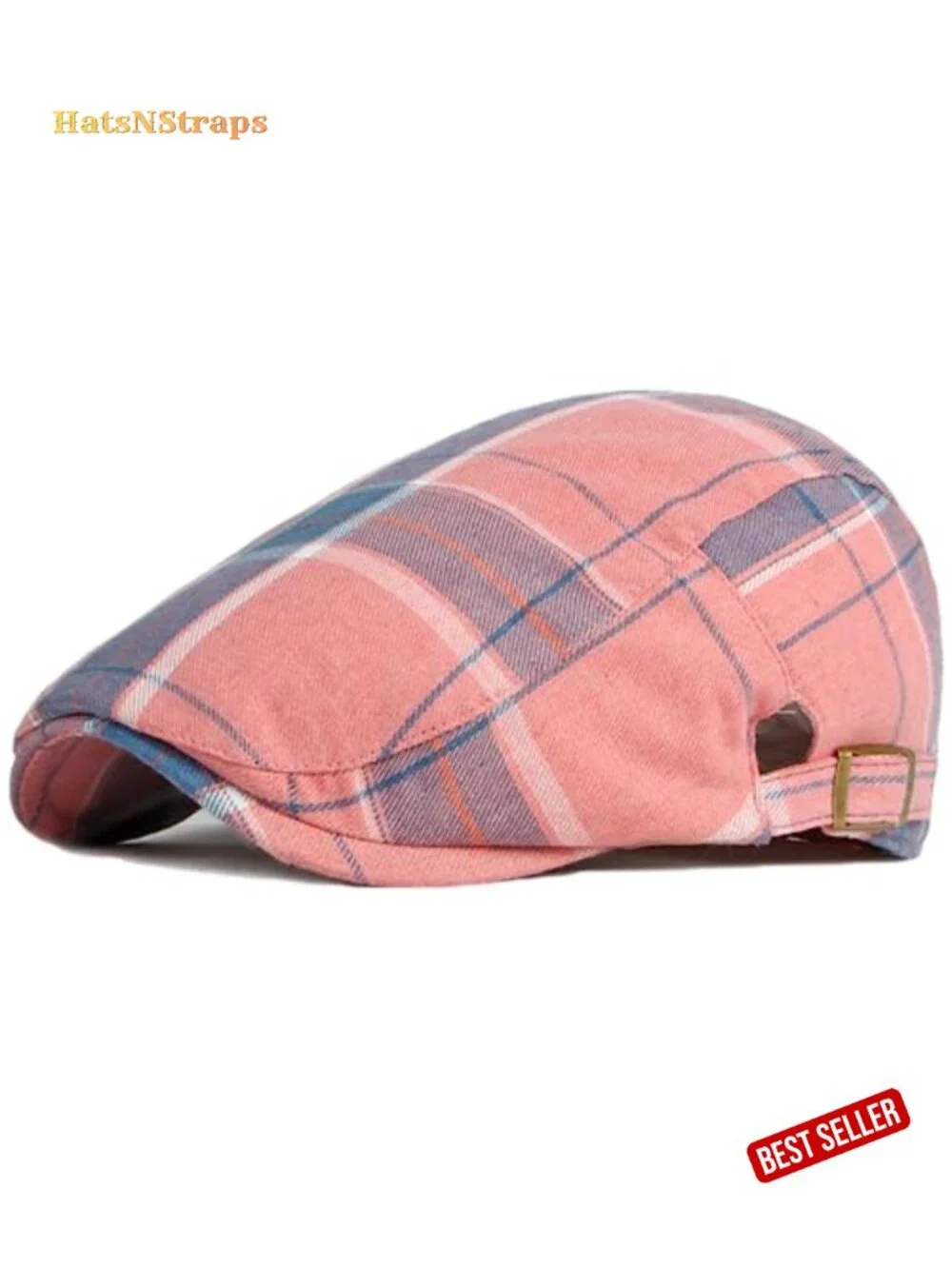 Unisex Newsboy Cap - Ivy Gatsby Cabbie Driving Beret Hat with Adjustable Straps