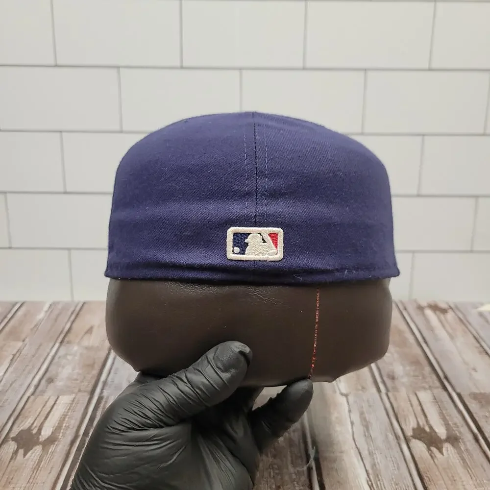 New Era Cleveland Indians Authentic On Field 59FIFTY Fitted Hat Size 7 3/8
