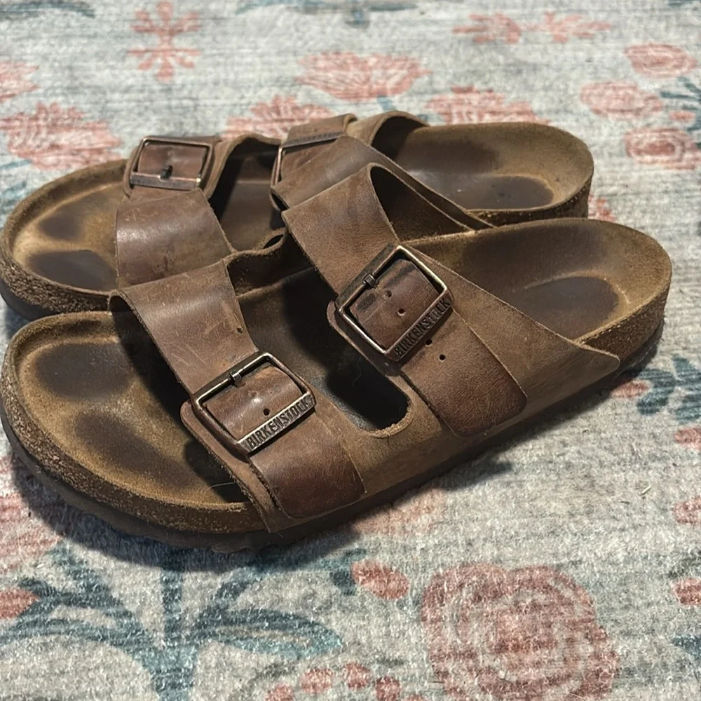 Birkenstock Oiled Brown Leather - 42