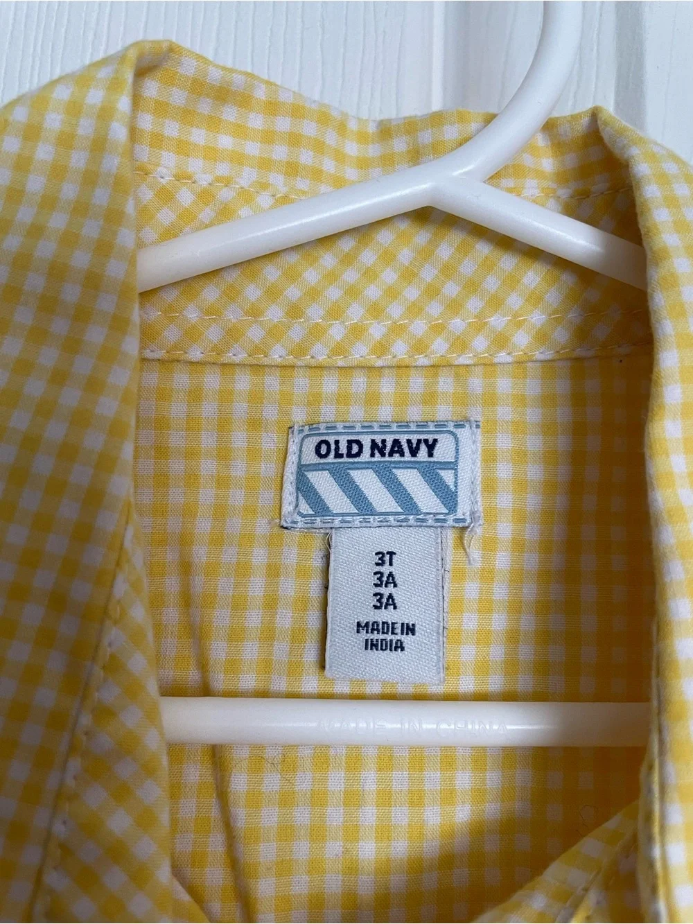 Old Navy bright yellow