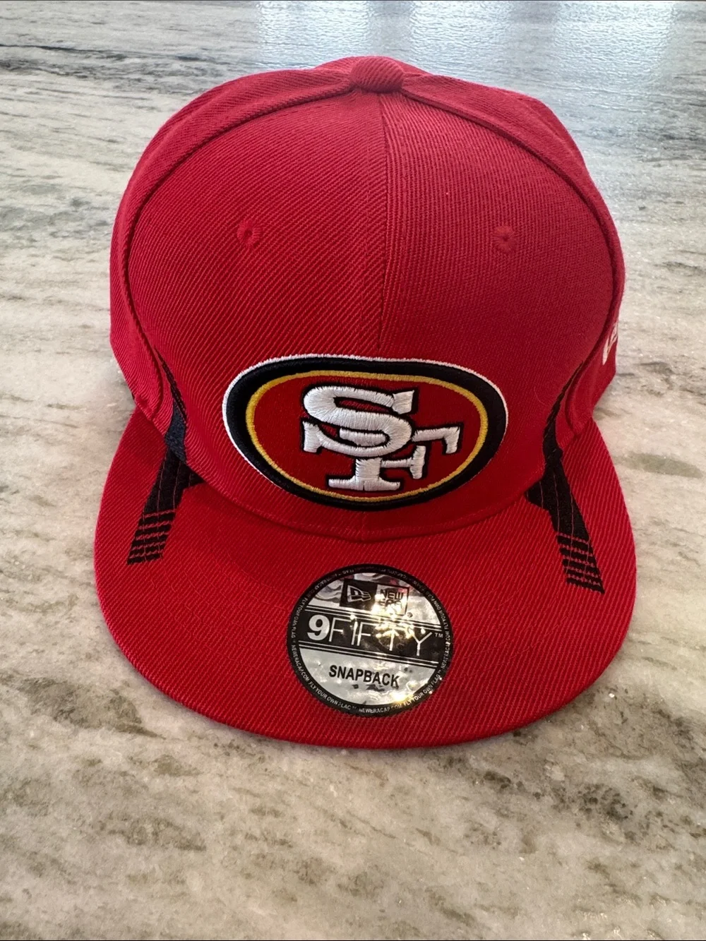 New Era San Francisco 49ers 9FIFTY SnapBack Hat Embroidered Team Logo Football