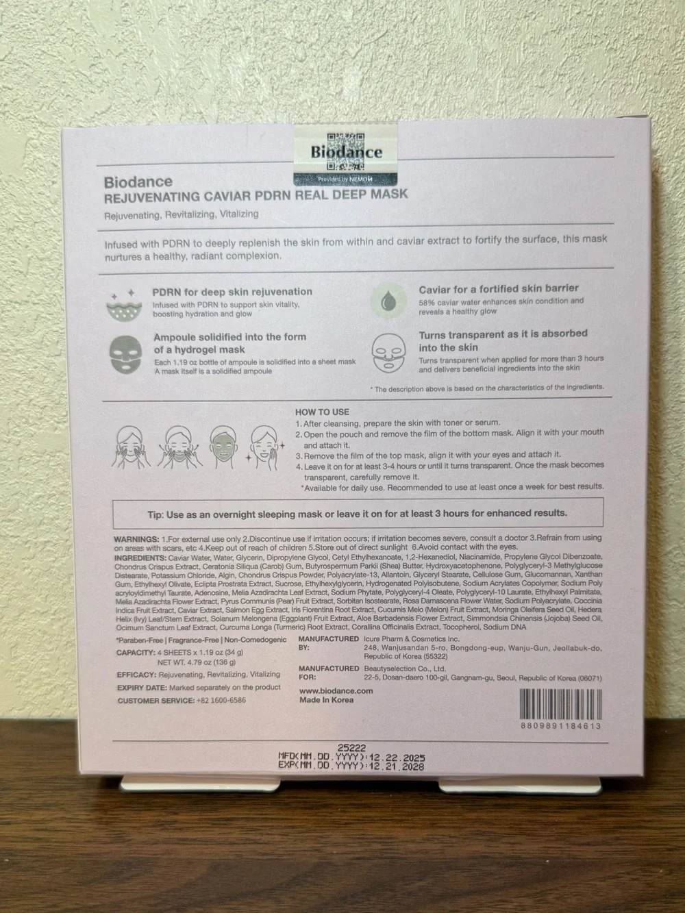 Biodance caviar pdrn